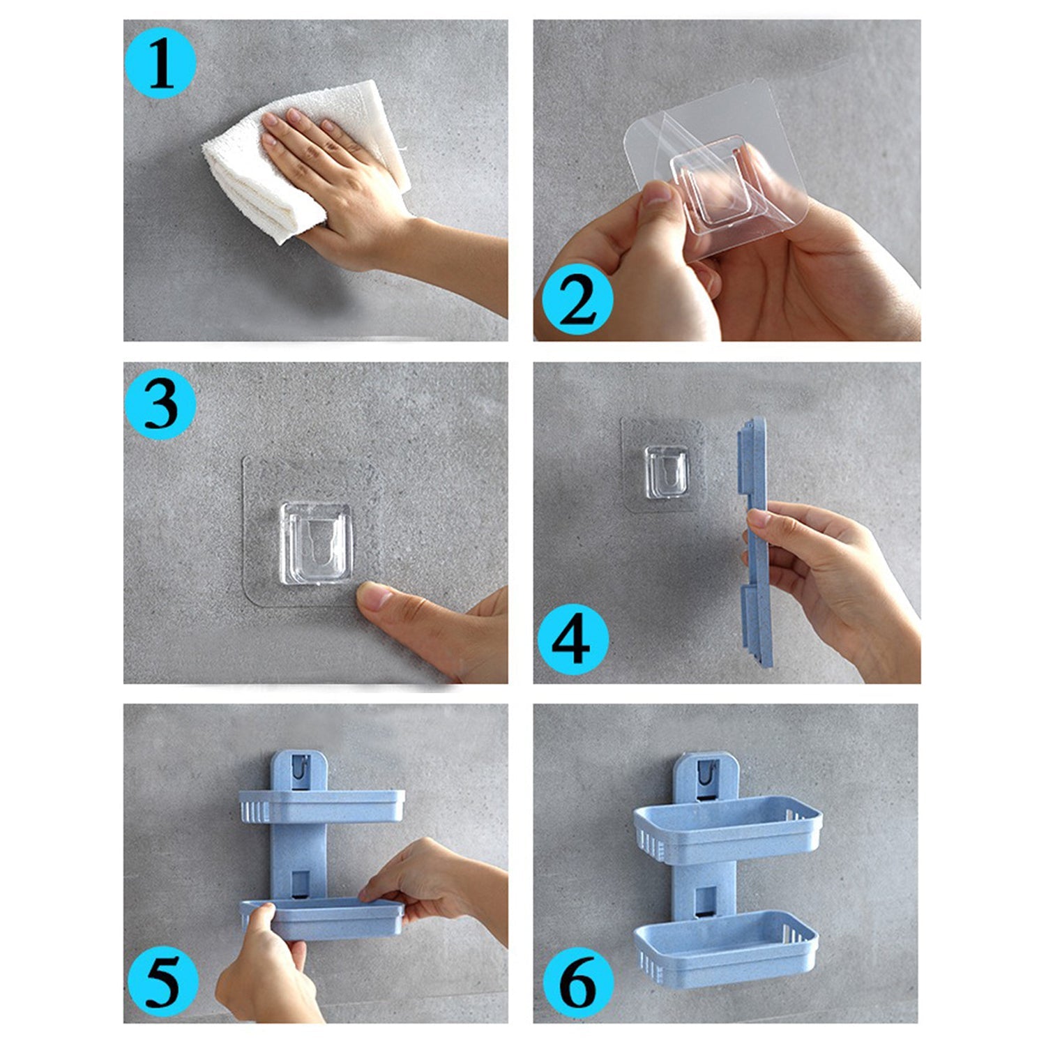 4762 Plastic Double Layer - Soap Stand, Holder, Wall Soap Box Sturdy Vacuum Dispenser Tray 4762 Plastic Double Layer - Soap Stand, Holder, Wall Soap Box Sturdy Vacuum Dispenser Tray